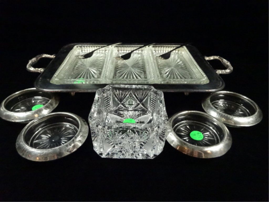 6 PC HOSTESS SET, INCLUDES 4 PC FRANK M. WHITING & CO. (1 of 9)