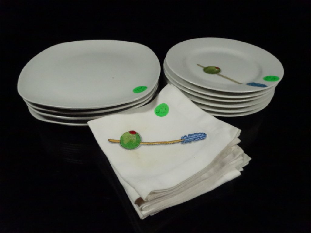 16 PC COCKTAIL SET, INCLUDES 6 NANCY GREEN TIDBITS (1 of 4)