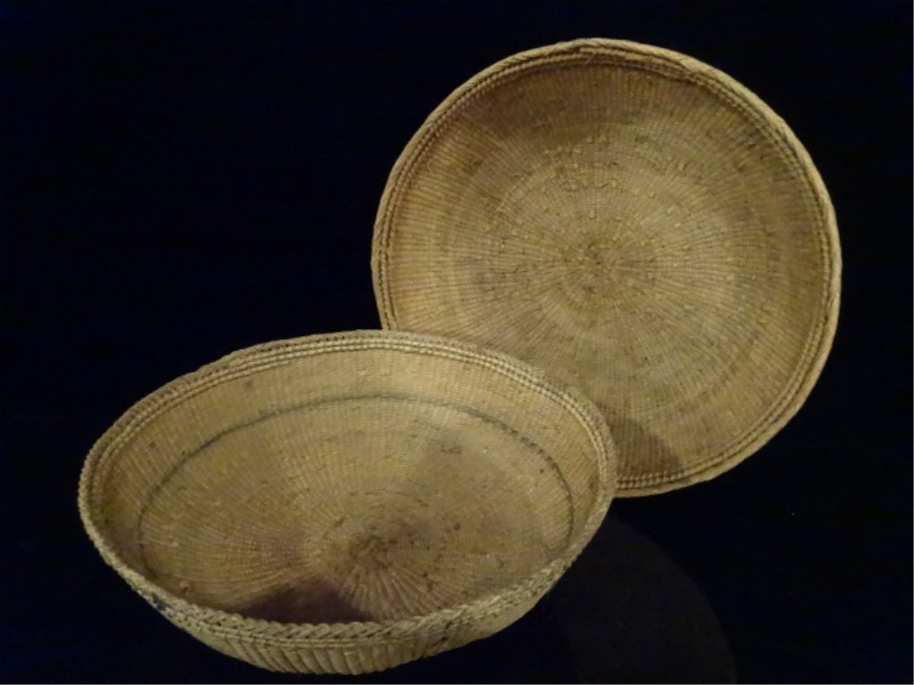 2 LARGE HANDWOVEN YANOMAMI BASKETS, AMAZON RIVER BASIN, (1 of 8)