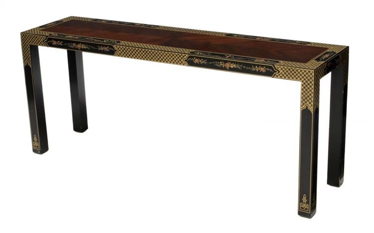 DREXEL HERITAGE CHINOISERIE CONSOLE TABLE, ET CETERA (1 of 10)