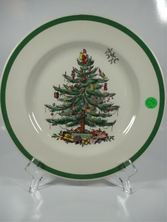 SPODE ENGLAND CHRISTMAS TREE PLATE, APPROX 12" DIAMETER: SPODE ENGLAND CHRISTMAS TREE PLATE, APPROX 12" DIAMETER