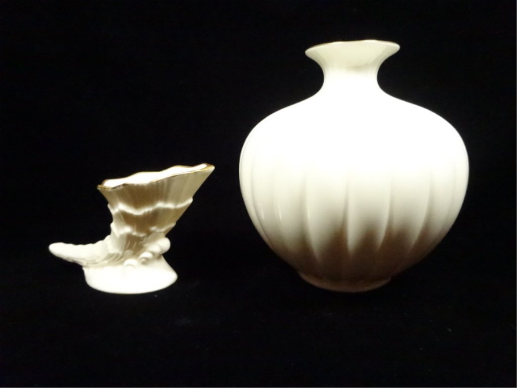 2 PC LENOX PORCELAIN, INCLUDES VASE APPROX 4.75"H & (1 of 7)