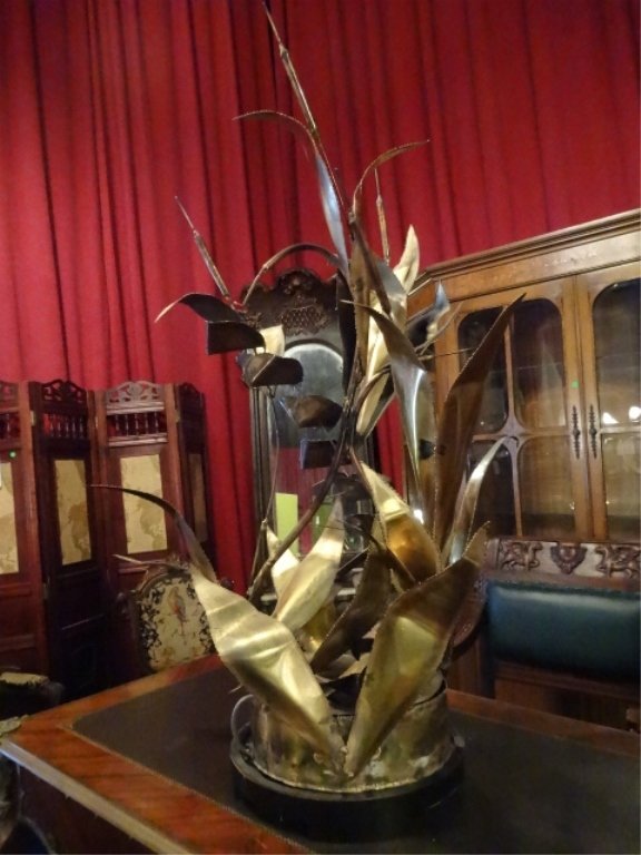 LARGE COPPER WATER FOUNTAIN BY YOS BELCHATOVSKI, (1 of 7)