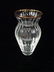 LENOX CRYSTAL VASE WITH GOLD RIM, APPROX 7.5"H - 2