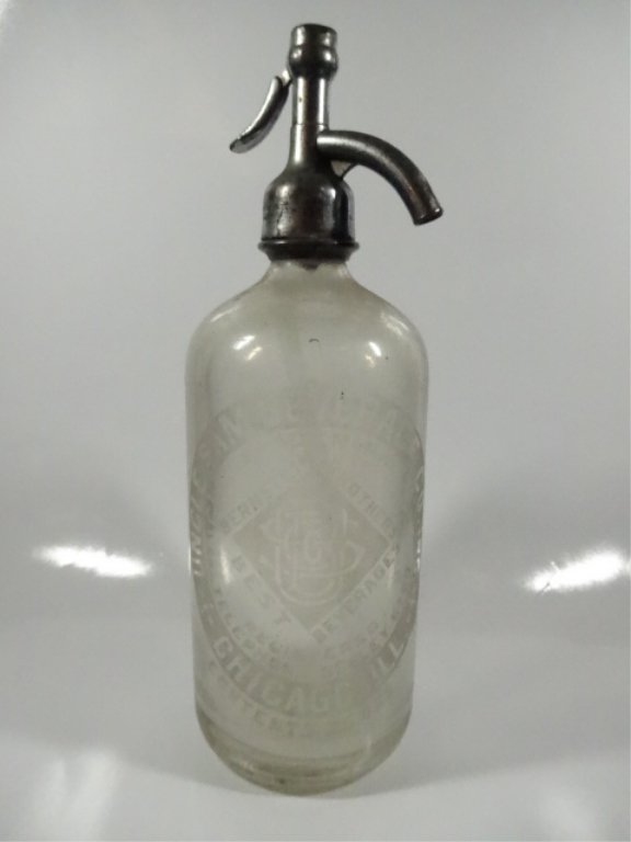 VINTAGE SELTZER BOTTLE, UNCLE SAM BEVERAGE CO.INC., (1 of 6)