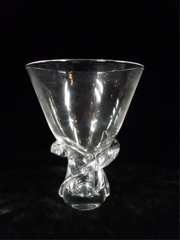 STUEBEN CRYSTAL VASE, APPROX 6.5"H (1 of 5)