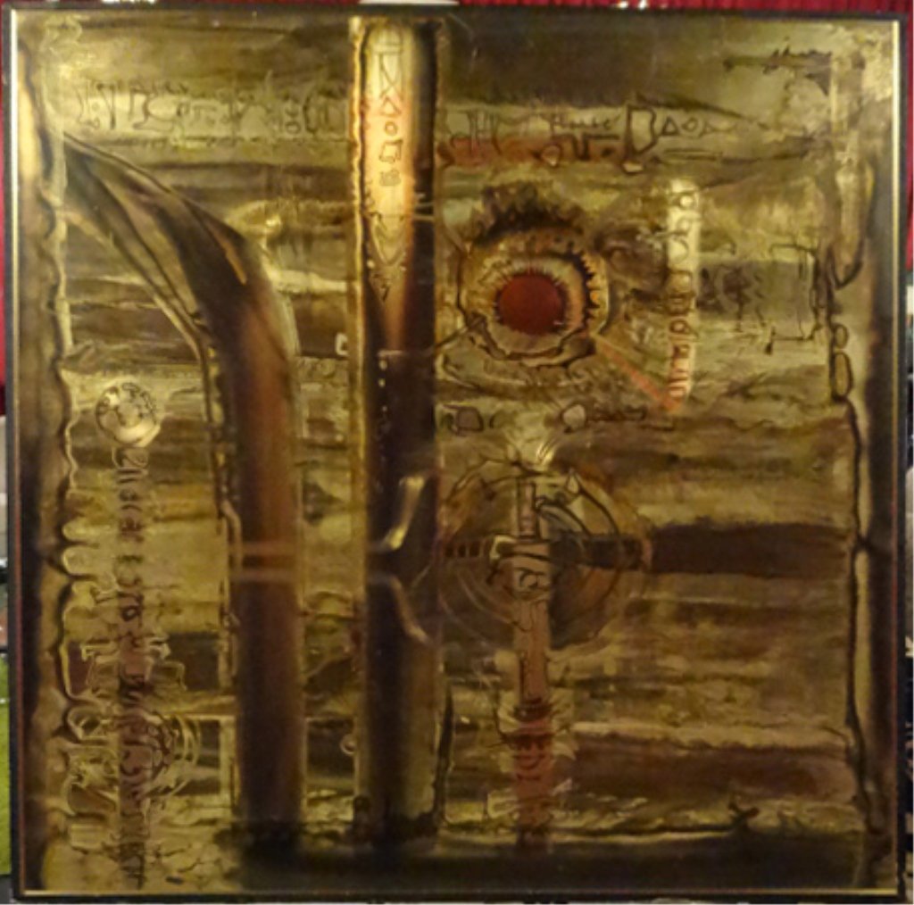 BERNHARD ROHNE ACID ETCHED METAL PLAQUE, FRAMED, SIGNED (1 of 9)