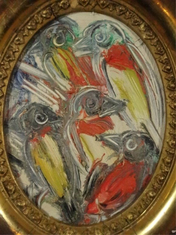 HUNT SLONEM (AMERICAN, 1951) OIL PAINTING ON CANVAS, (1 of 9)