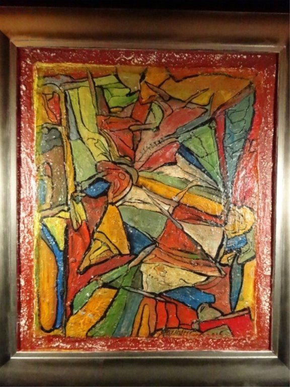 ALEXANDER GORE OIL PAINTING, "PERIMETERS OF THE CENTER (1 of 7)