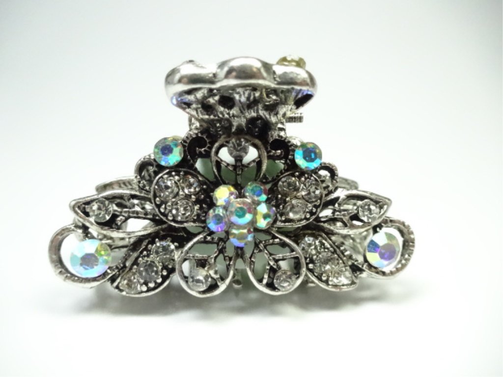 SMALL COSTUME JEWELRY HAIR CLIP, MULTICOLOR (1 of 5)
