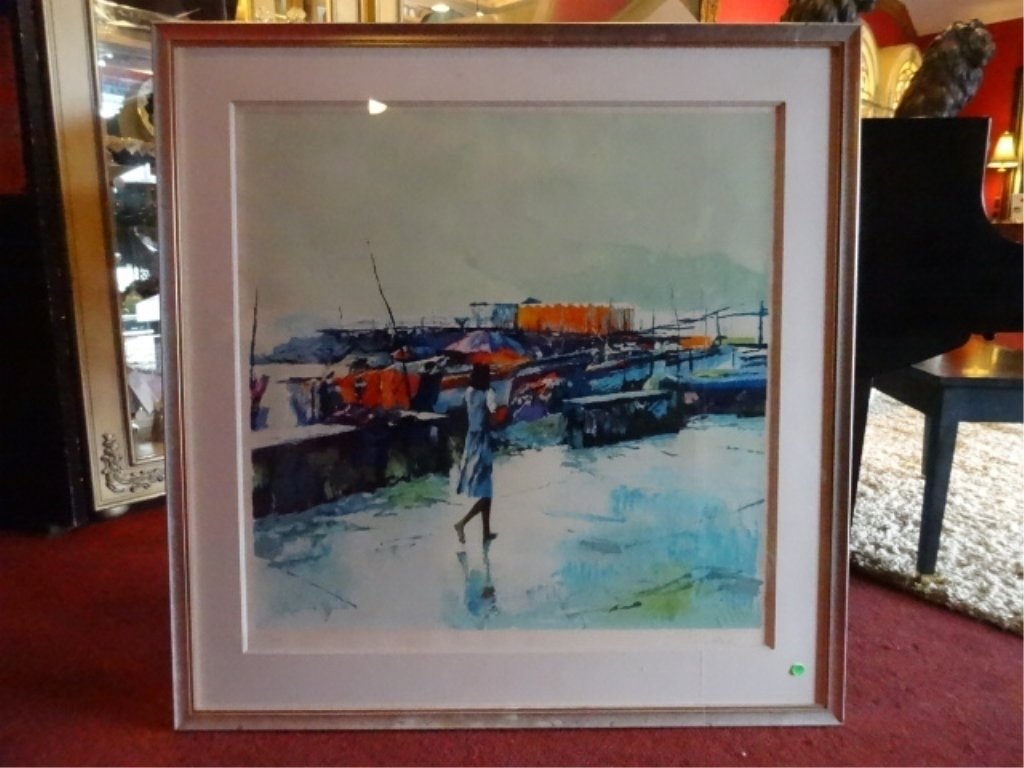 HUGE NICOLA SIMBARI SIGNED LIMITED EDITION LITHOGRAPH. (1 of 7)