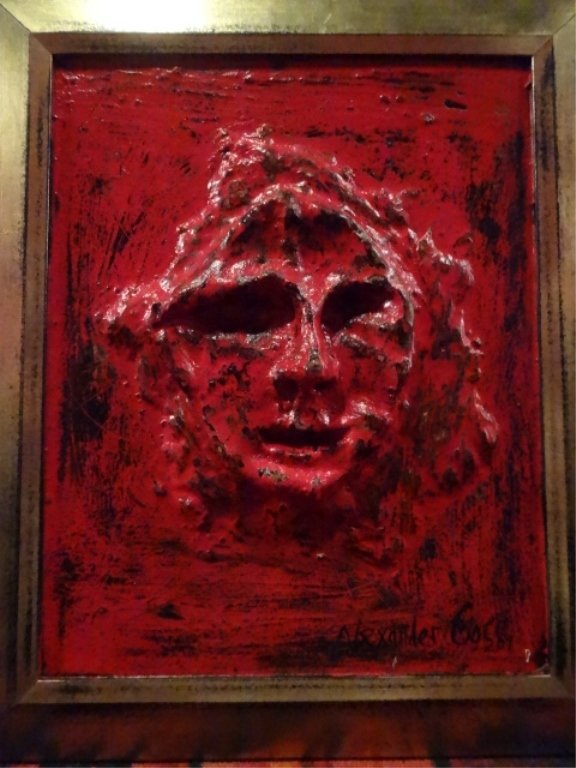 ALEXANDER GORE ABSTRACT 3D OIL PAINTING MIXED MEDIA, 3D (1 of 8)