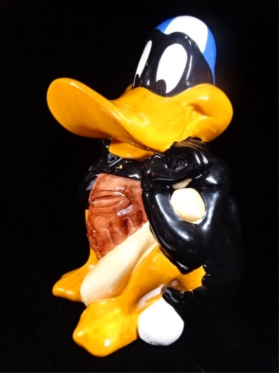 LARGE DAFFY DUCK CERAMIC COOKIE JAR, EXCELLENT (1 of 7)