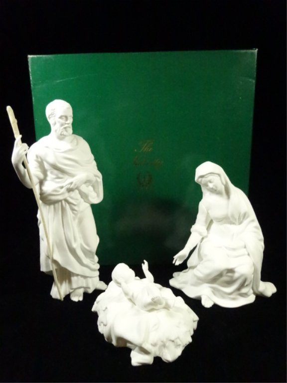 3 PC LENOX PORCELAIN FIGURINES, THE NATIVITY, WITH (1 of 7)