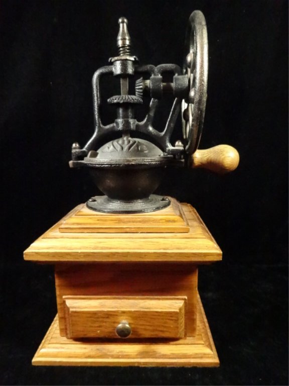 COFFEE OR SPICE MILL/GRINDER, APPROX 11"H: COFFEE OR SPICE MILL/GRINDER, APPROX 11"H