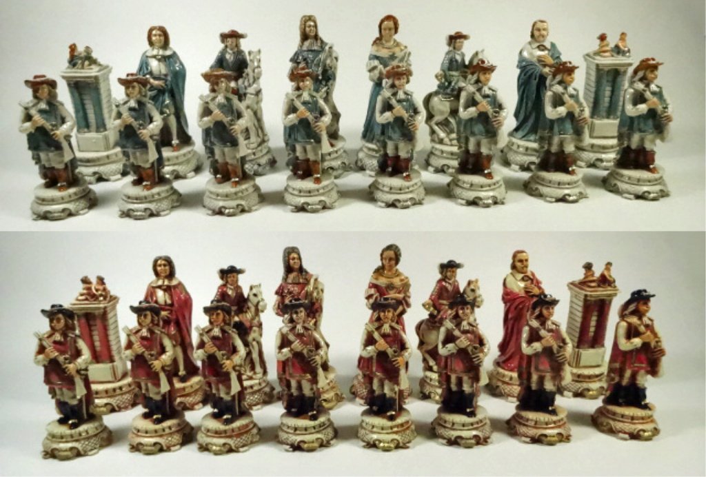 Jeu D'échecs Nigri Classic - Fabriqué En Italie, Peint à La Main, Très Bon état