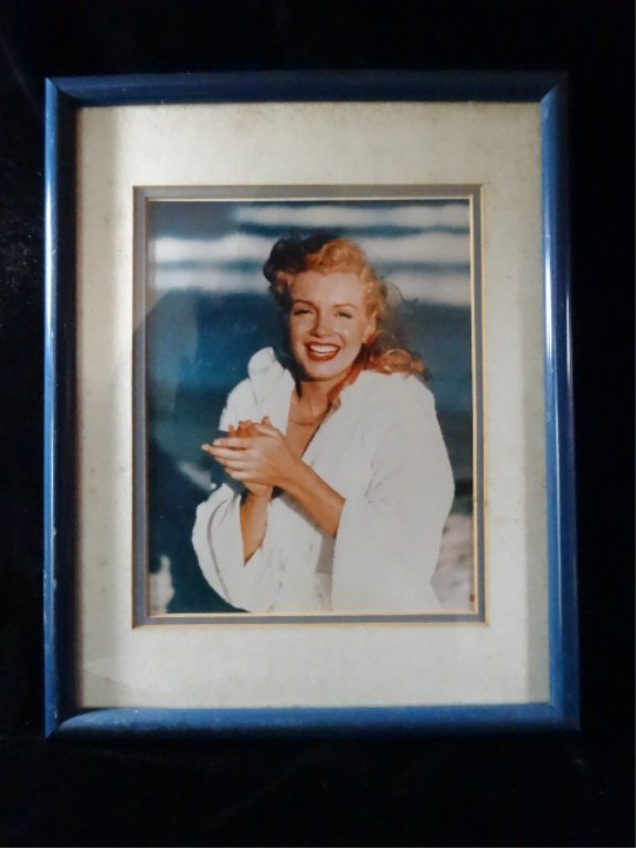 FRAMED MARILYN MONROE PHOTO, FRAMED SIZE APPROX 15" X (1 of 2)