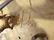 LARGE ART POTTERY CAT SCULPTURE, WITH SMALLER CAT - 10