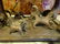 LARGE ART POTTERY CAT SCULPTURE, WITH SMALLER CAT - 4