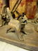 LARGE ART POTTERY CAT SCULPTURE, WITH SMALLER CAT - 5
