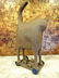LARGE ART POTTERY CAT SCULPTURE, WITH SMALLER CAT - 8