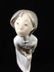 RETIRED LLADRO PORCELAIN FIGURINE "GIRL KISSING", - 2