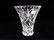 CUT CRYSTAL VASE, EXCELLENT CONDITION, 6" X 5",