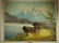 A. D'ANZI SIGNED OIL ON CANVAS PAINTING, LAKEFRONT CABI - 2