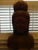 LARGE CHINESE TERRA COTTA BUST OF A LADY, APPROX 24"H, - 10