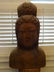 LARGE CHINESE TERRA COTTA BUST OF A LADY, APPROX 24"H,