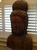 LARGE CHINESE TERRA COTTA BUST OF A LADY, APPROX 24"H, - 2