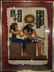 EGYPTIAN PAINTING ON PAPYRUS, THE GOD HORUS AND