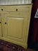 FRENCH COUNTRY BREAKFRONT WITH HUTCH TOP, YELLOW AND - 4