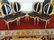 4 HOLLYWOOD REGENCY STYLE CHAIRS, ROPE AND TASSEL MOTIF