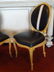 4 HOLLYWOOD REGENCY STYLE CHAIRS, ROPE AND TASSEL MOTIF - 2