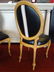 4 HOLLYWOOD REGENCY STYLE CHAIRS, ROPE AND TASSEL MOTIF - 5