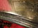 ROCOCO STYLE IRON AND GILT METAL CONSOLE TABLE, BEVELED - 6