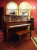 GEORGE STECK UPRIGHT PIANO, MODEL CS-19M, CHERRY SATIN