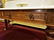 ANTIQUE MARBLE TOP SIDEBOARD, WHITE MARBLE HUTCH TOP, 3 - 4