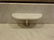 ANTIQUE MARBLE TOP SIDEBOARD, WHITE MARBLE HUTCH TOP, 3 - 5