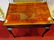 ANTIQUE INLAID WOOD GAME TABLE, 19TH C., REVERSIBLE FEL - 4