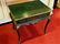 ANTIQUE CHINOISERIE PAINTED TABLE, GREEN WITH GOLD - 2