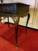 ANTIQUE CHINOISERIE PAINTED TABLE, GREEN WITH GOLD - 5