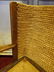 PAIR ANTIQUE WOOD AND WICKER ARMCHAIRS, CURVED WICKER - 4