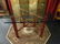 SQUARE RATTAN DINING TABLE WITH BEVELED GLASS TOP,