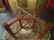SQUARE RATTAN DINING TABLE WITH BEVELED GLASS TOP, - 2