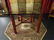 SQUARE RATTAN DINING TABLE WITH BEVELED GLASS TOP, - 3