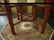 SQUARE RATTAN DINING TABLE WITH BEVELED GLASS TOP, - 4