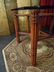 SQUARE RATTAN DINING TABLE WITH BEVELED GLASS TOP, - 6