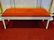 NANCY CORZINE NEOCLASSICAL BENCH, WHITE AND SILVER GILT